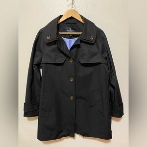 London Fog Women’s Fully Lined L Black Trench Coat